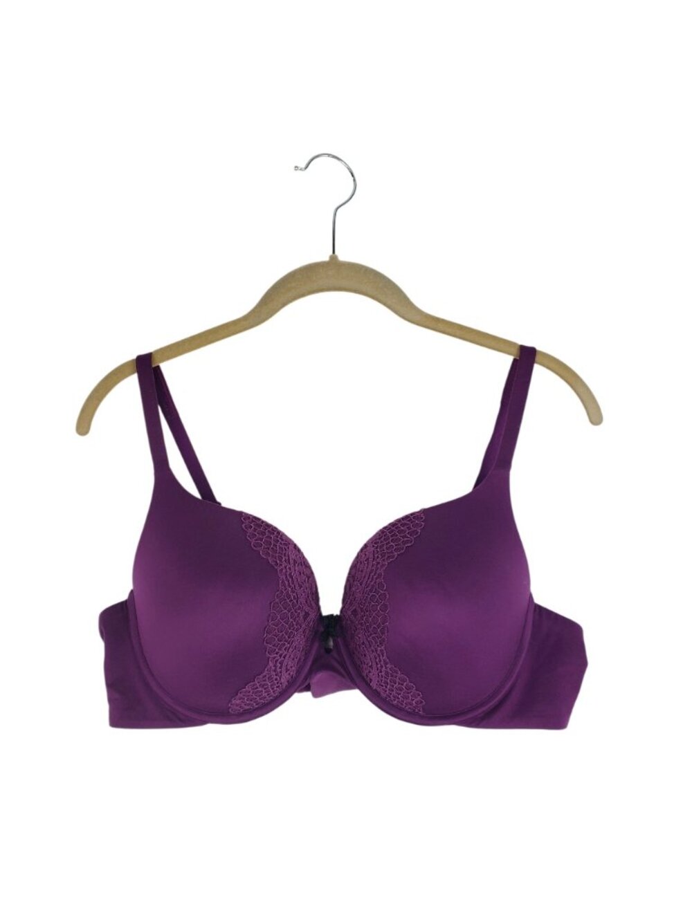 Body By Victorias Secret Perfect Shape Bra Padded Underwire Purple Womens 38C